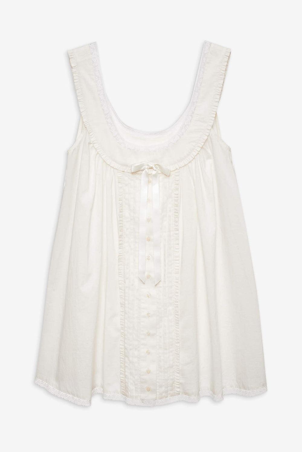 Venetia Slip Dress — Vintage Cream