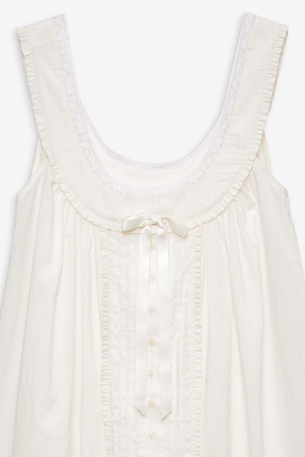 Venetia Slip Dress — Vintage Cream