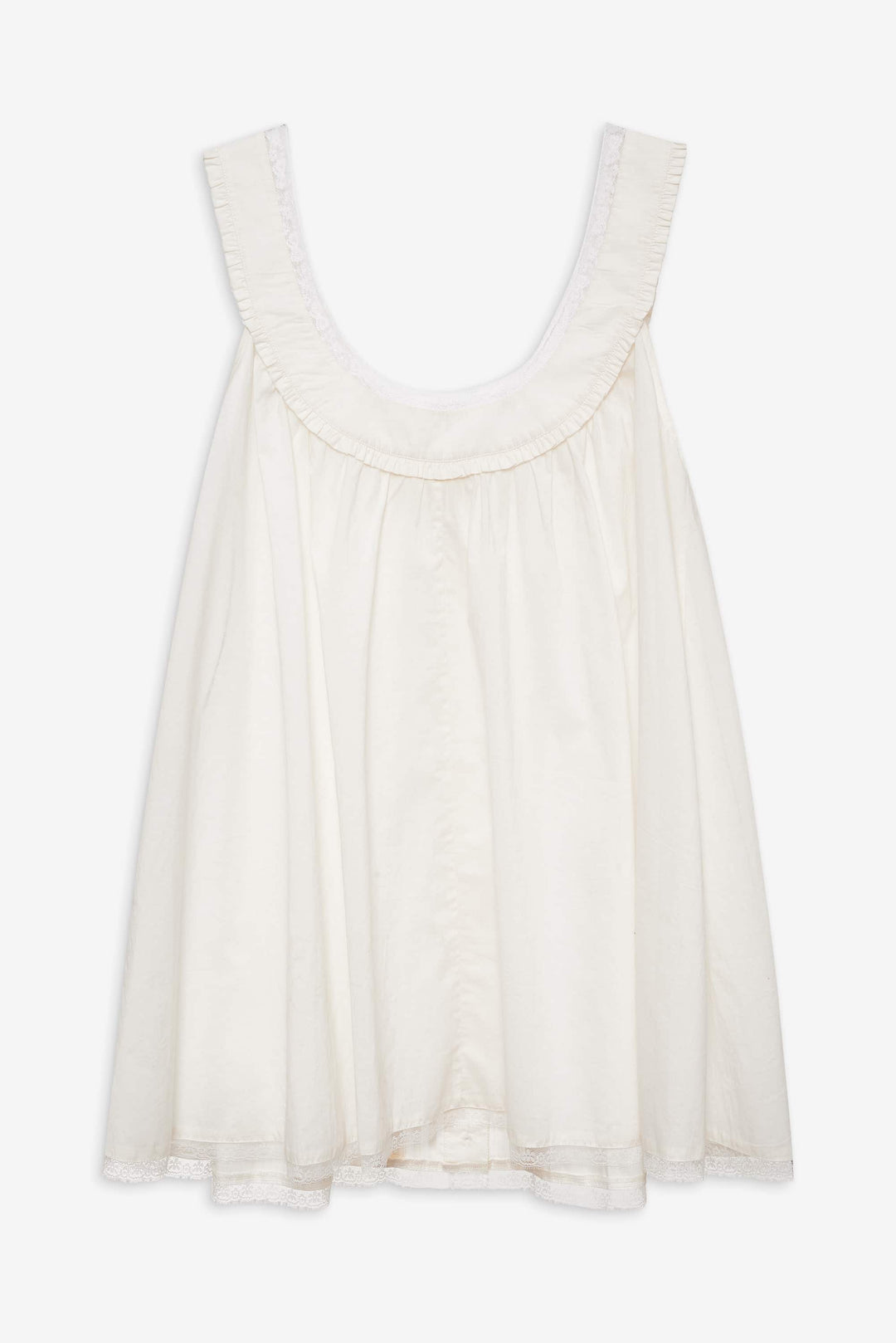 Venetia Slip Dress — Vintage Cream
