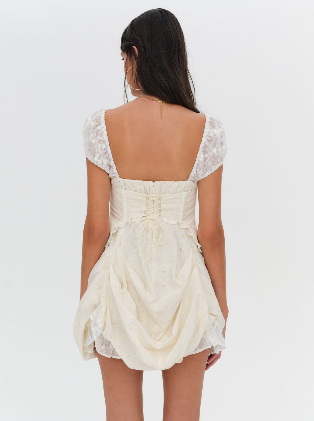 Morgan Mini Dress — White