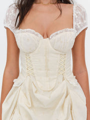 Morgan Mini Dress — White