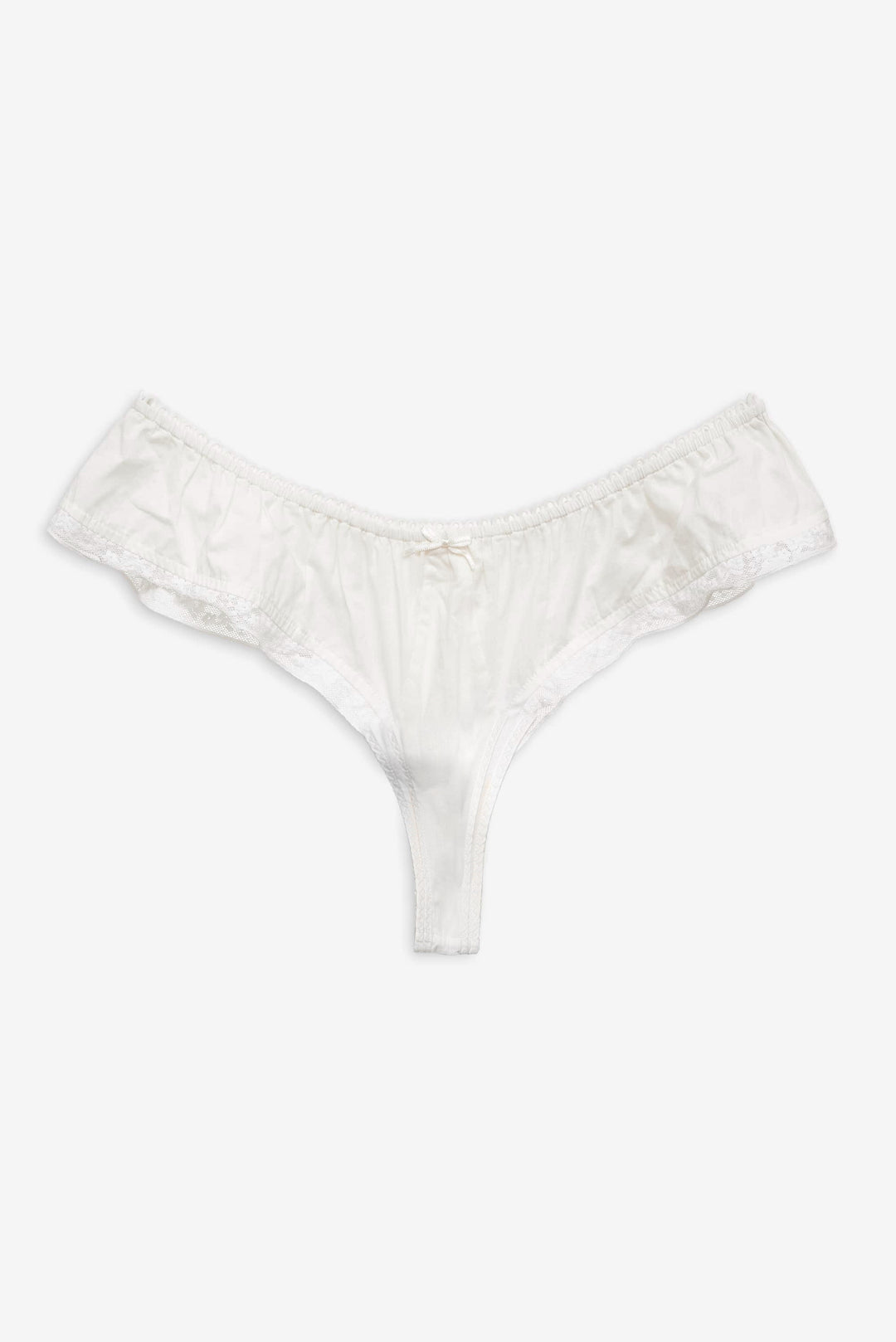 Venetia Thong Panty — Vintage Cream
