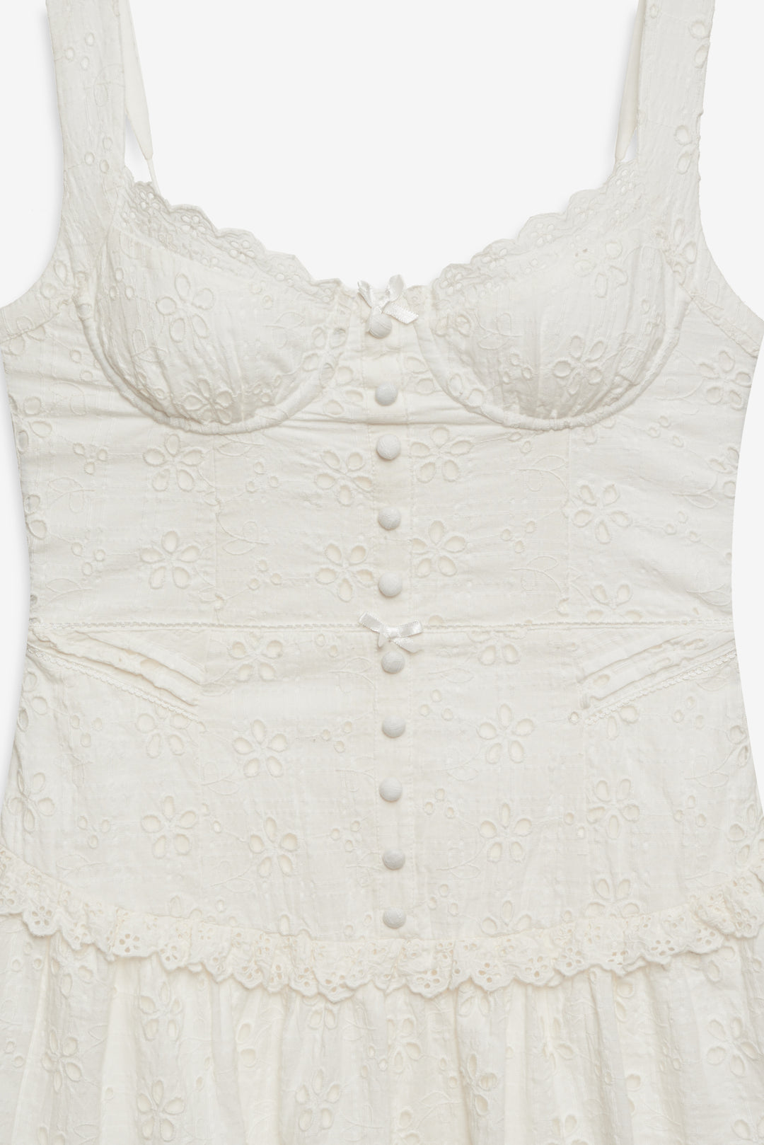 Dreamy Daisy Mini Dress — White