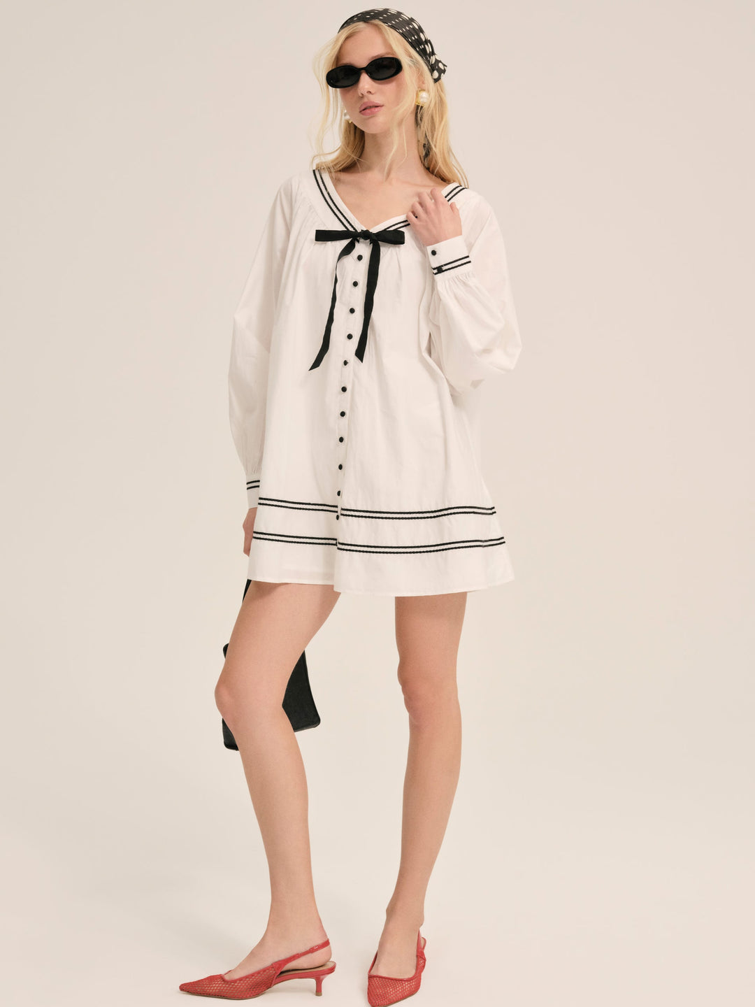 Shelly Mini Dress — White