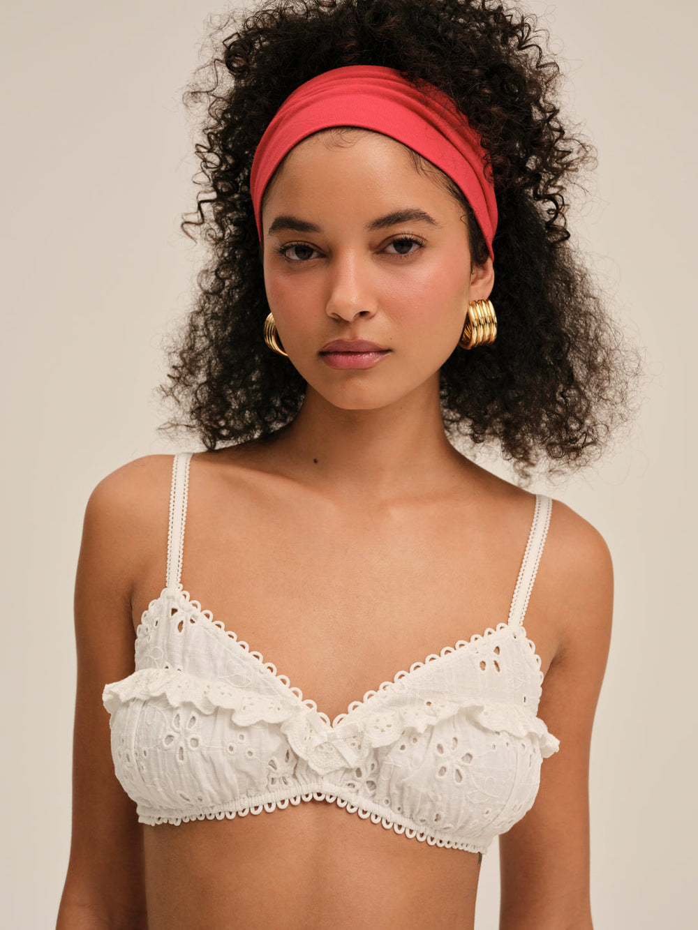 Dreamy Daisy Bra Top — White