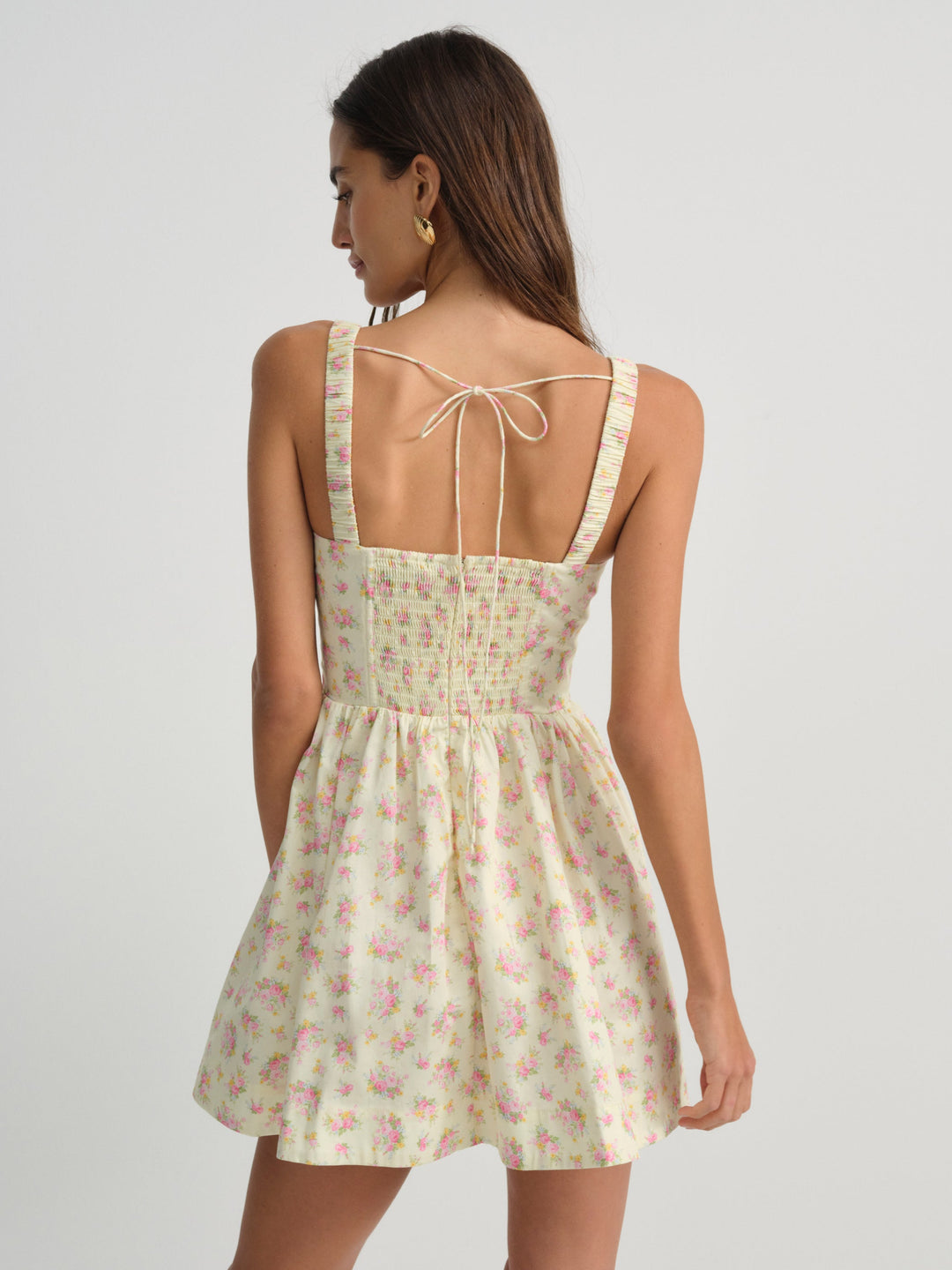 Zofia Mini Dress — Yellow