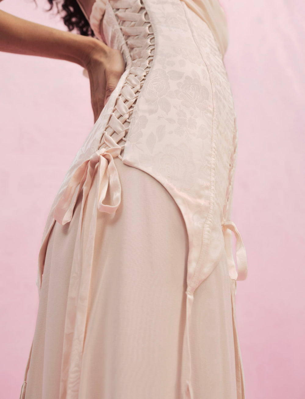 Violette Gown — Light Peach