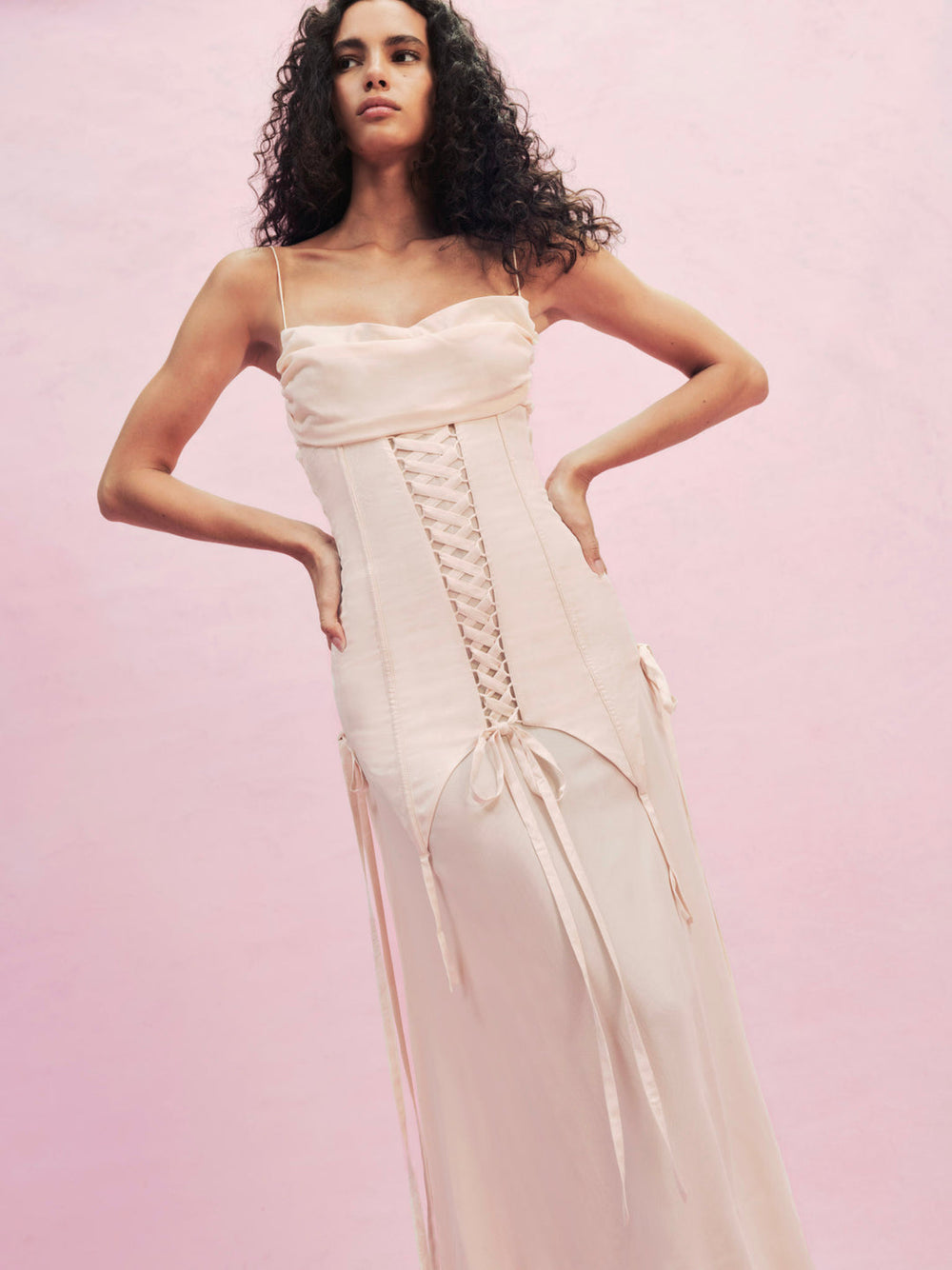 Violette Gown — Light Peach