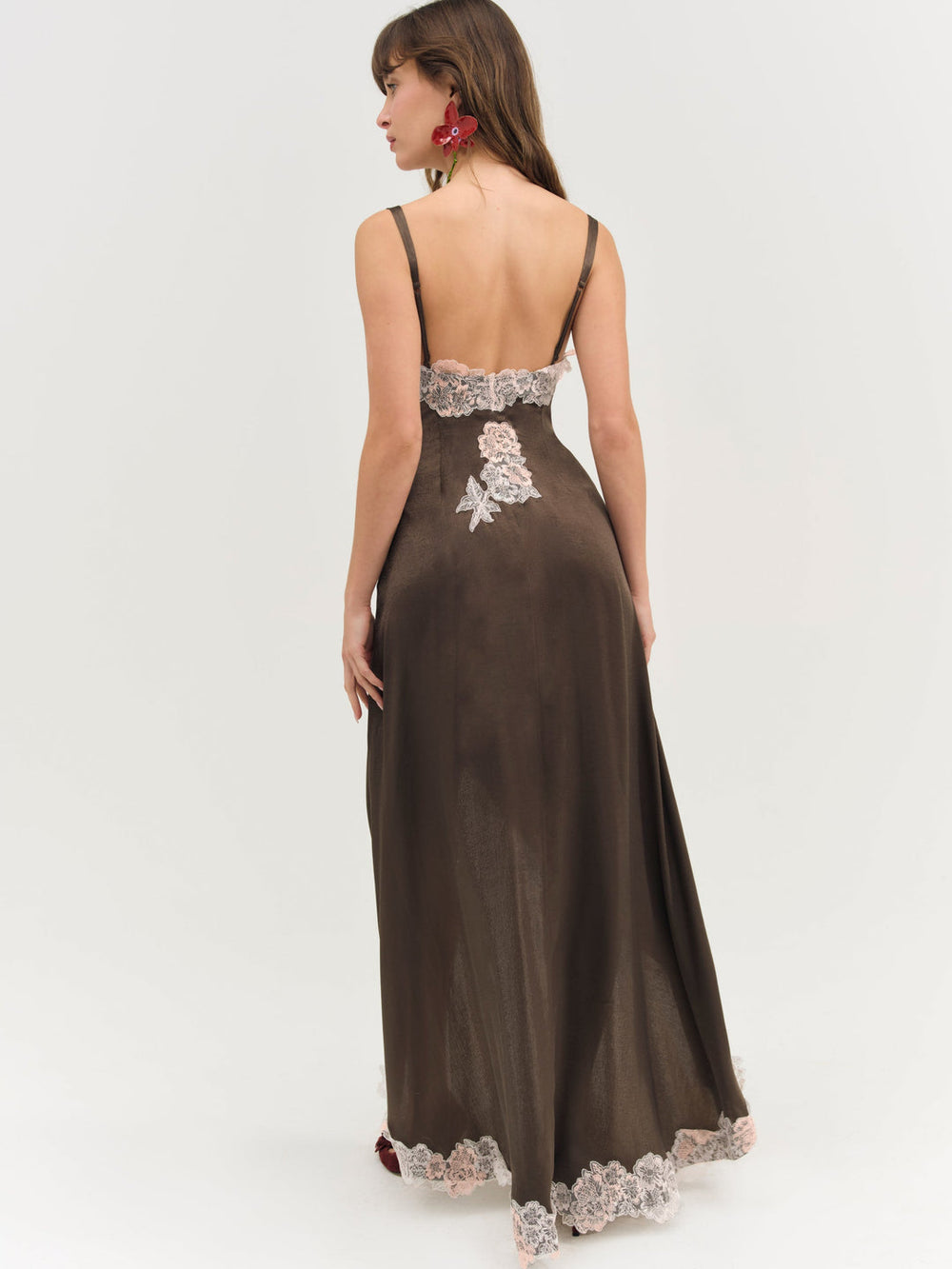 Clemence Maxi Dress — Chocolate