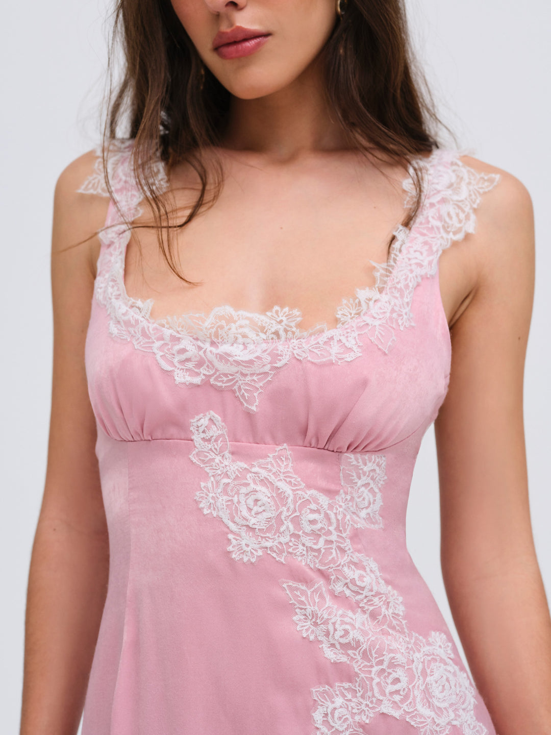 Clemence Maxi Dress — Pink