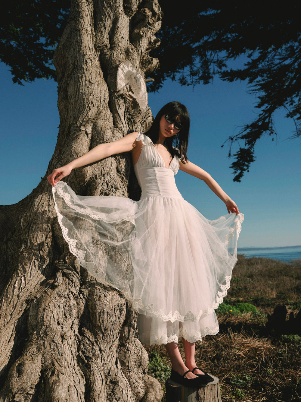 Nicole Midi Dress — White