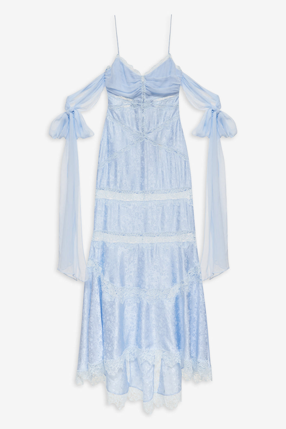 Rita Lace Gown — Blue