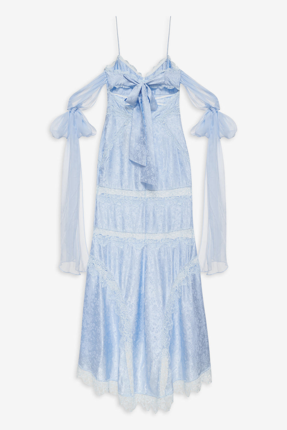 Rita Lace Gown — Blue