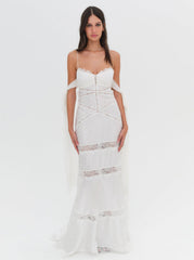Rita Lace Gown — Ivory