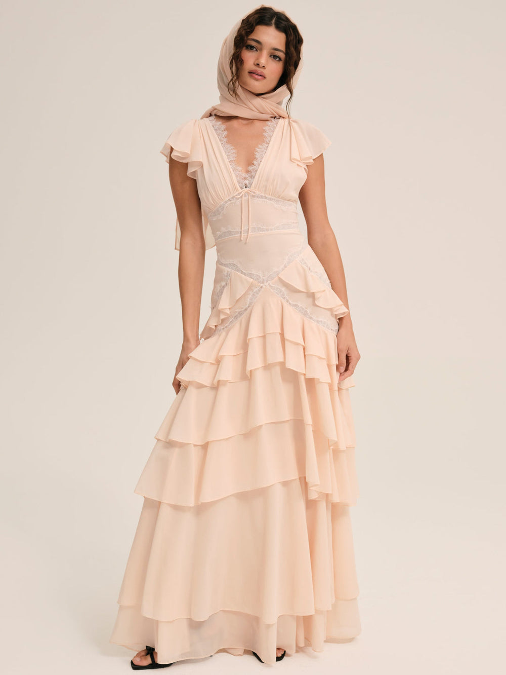 Adriana Gown — Peach