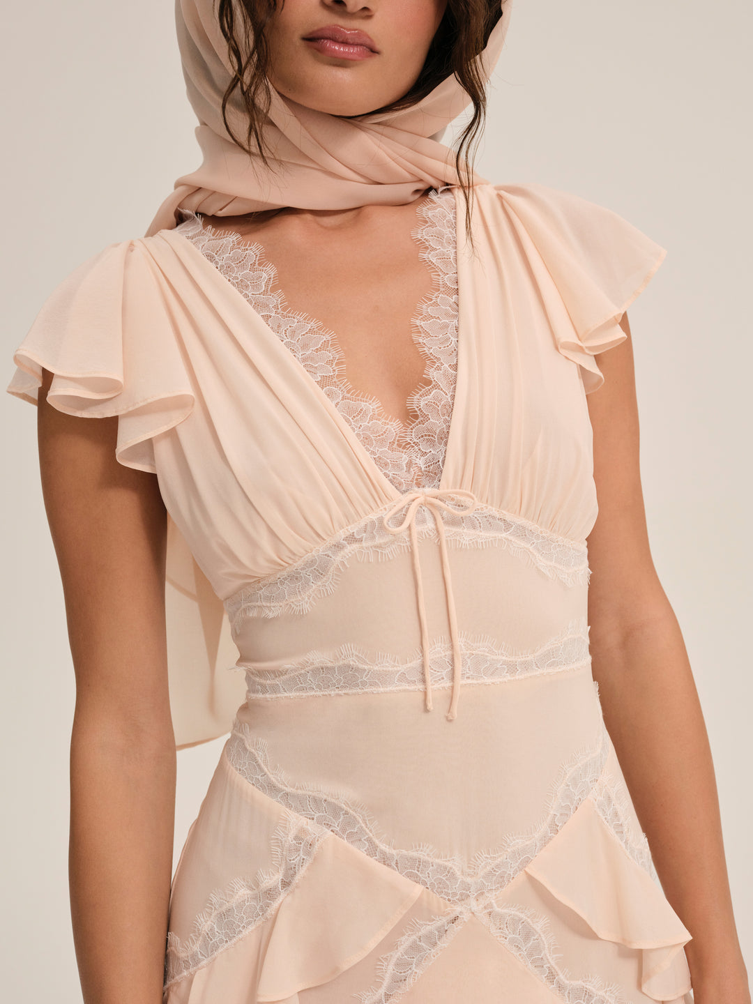 Adriana Gown — Peach