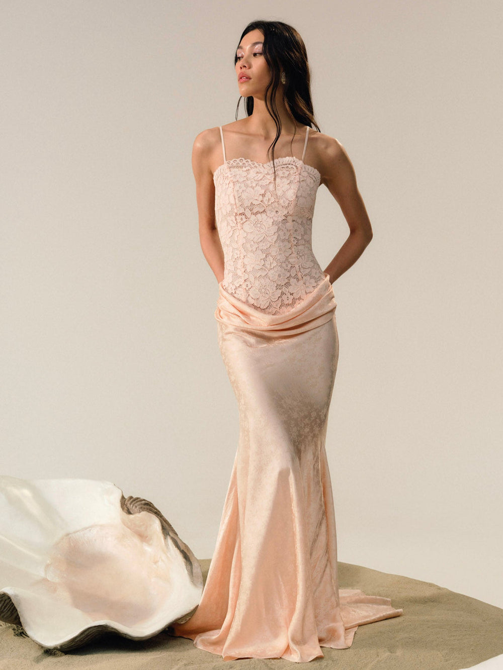 Karissa Gown — Peach