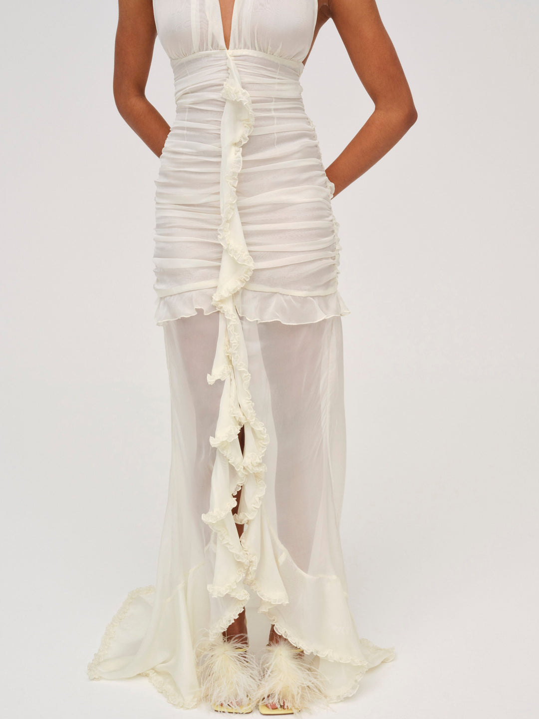 Kayta Gown — Winter White