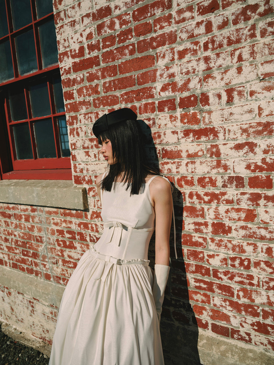 Mollie Midi Dress — Cream