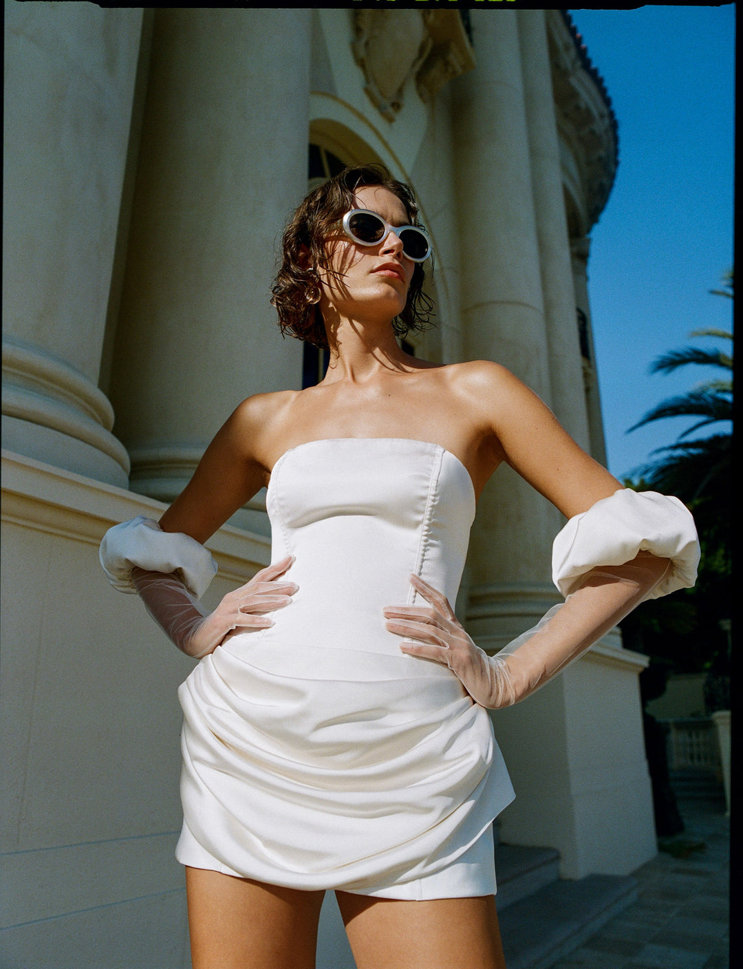 Serena Mini Dress — Cream