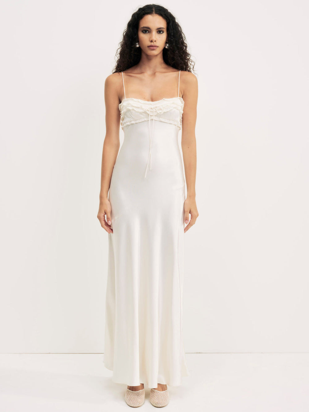 Natalie Maxi Dress — Cream