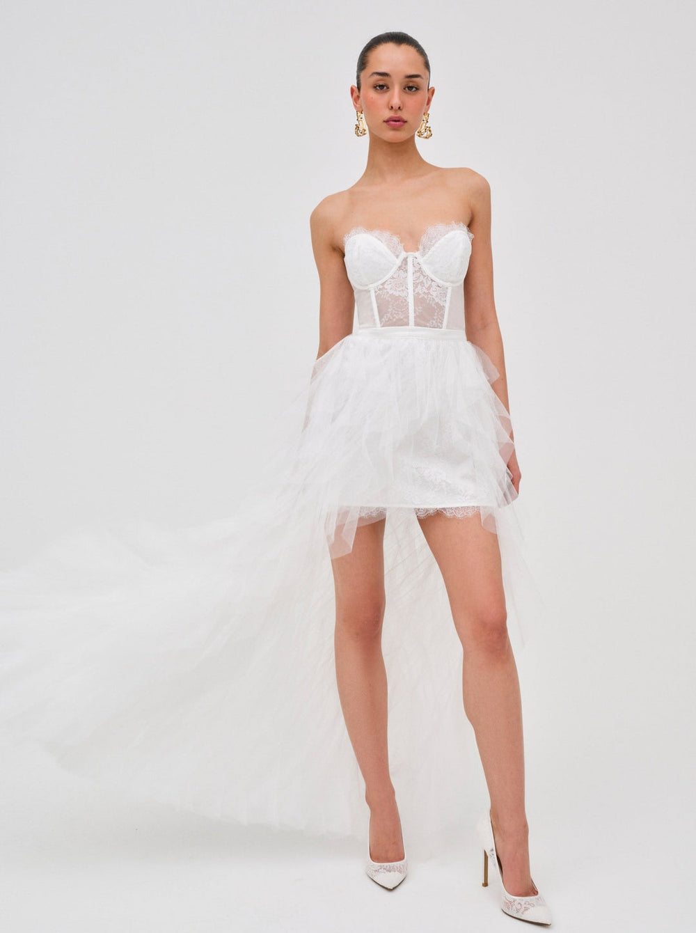 Bustier Gown — White