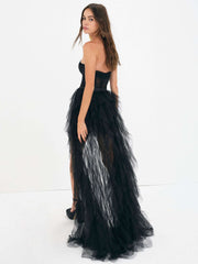 Bustier Gown — Black