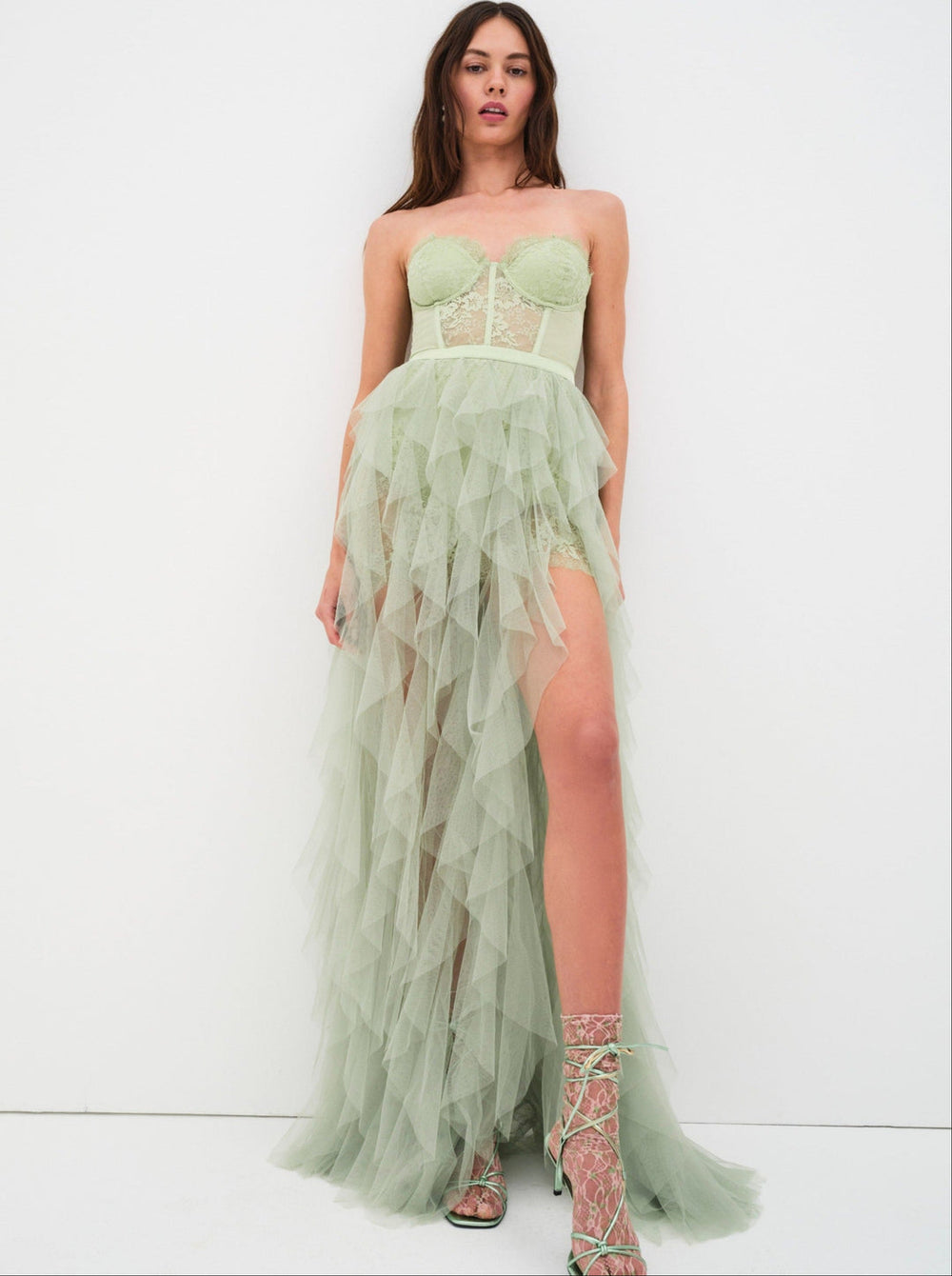 Bustier Gown — Green