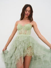 Bustier Gown — Green