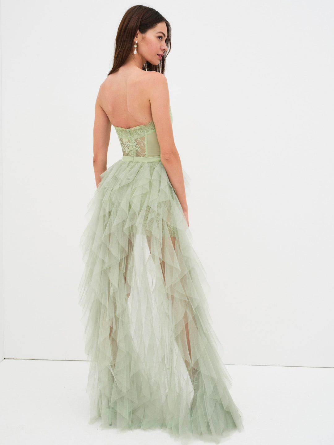 Bustier Gown — Green