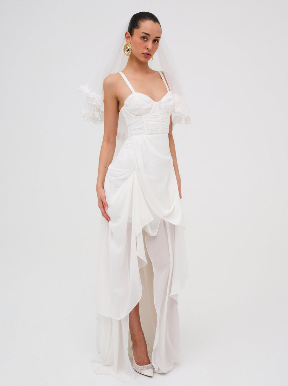 June Maxi Dress — White