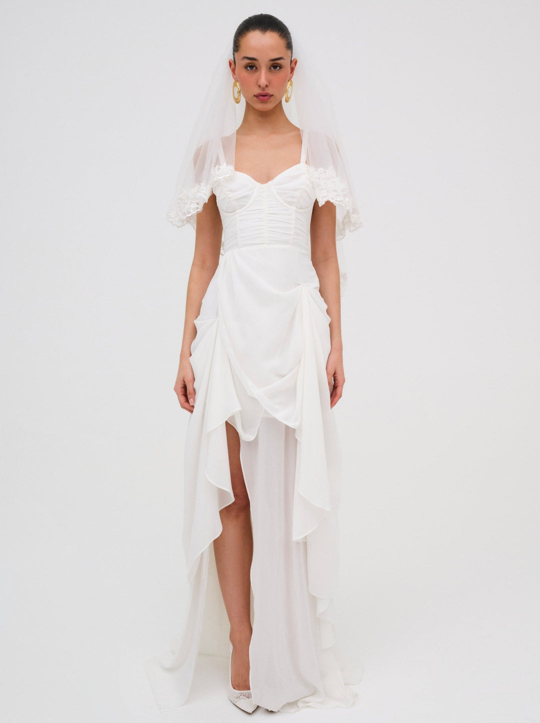 June Maxi Dress — White