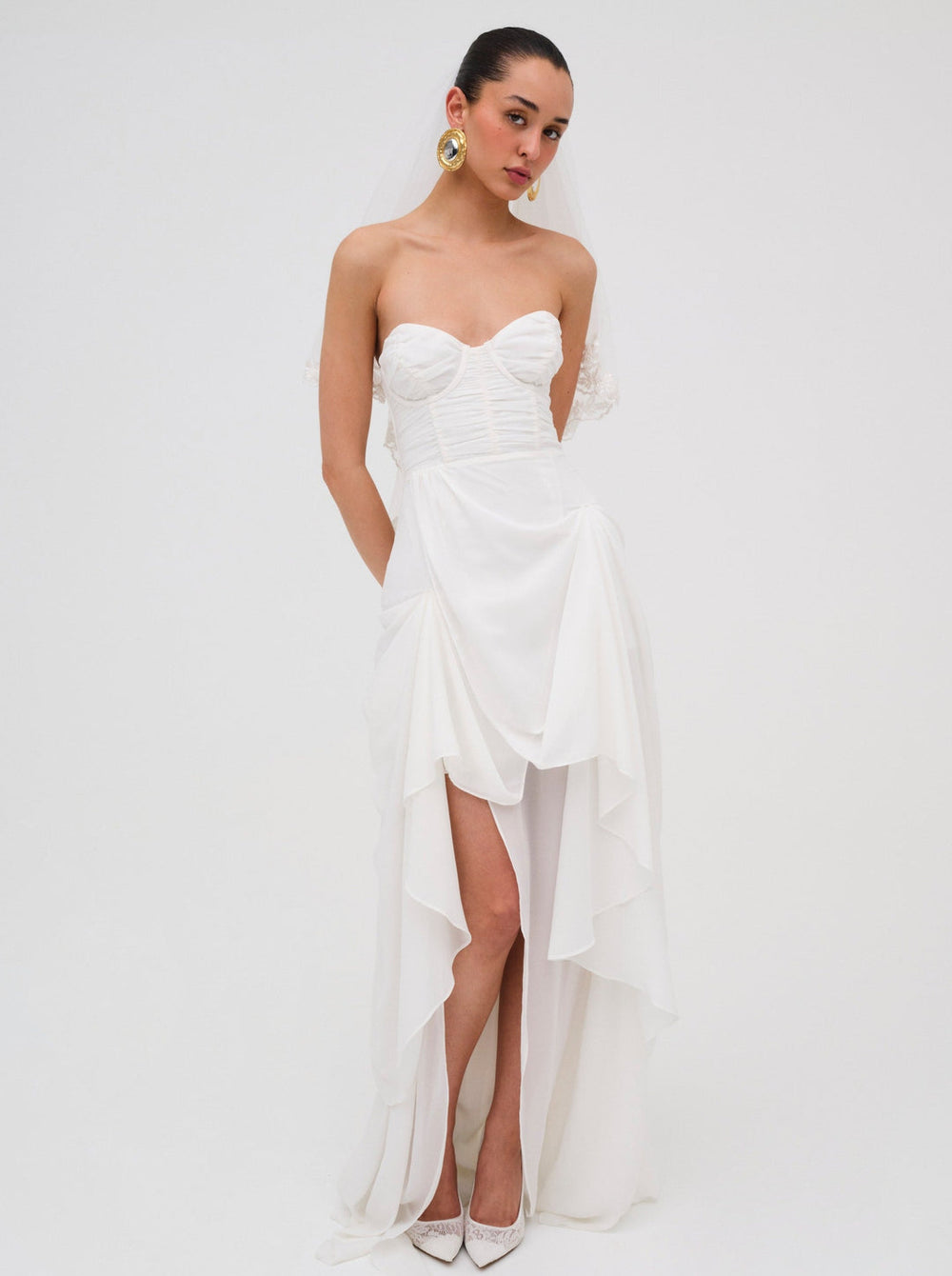 June Maxi Dress — White