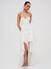 June Maxi Dress — White