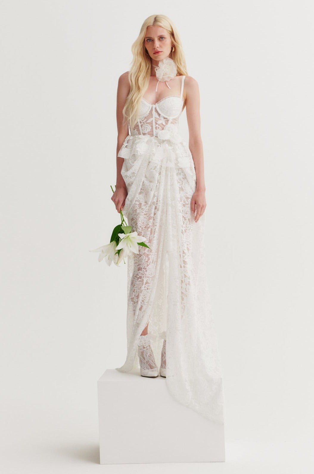 Alora Bridal Gown — White