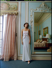 Eliana Gown — White Pink