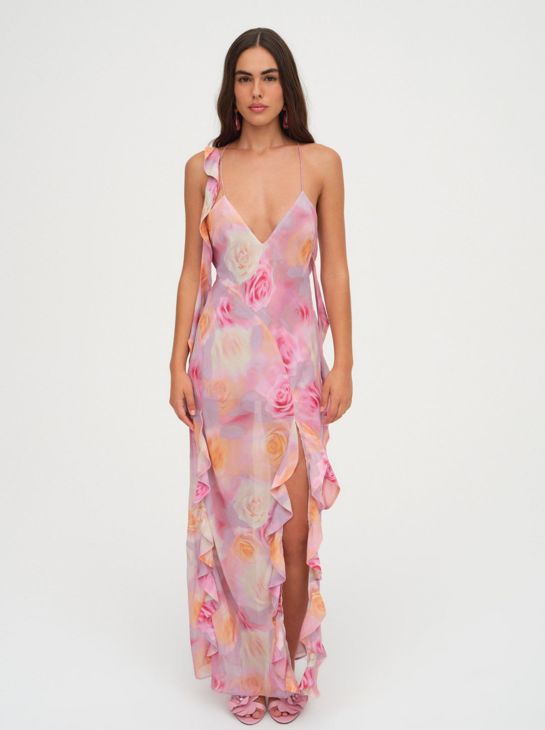 Beate Maxi Dress — Pink