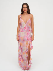 Beate Maxi Dress — Pink