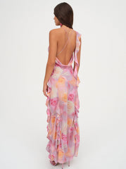 Beate Maxi Dress — Pink