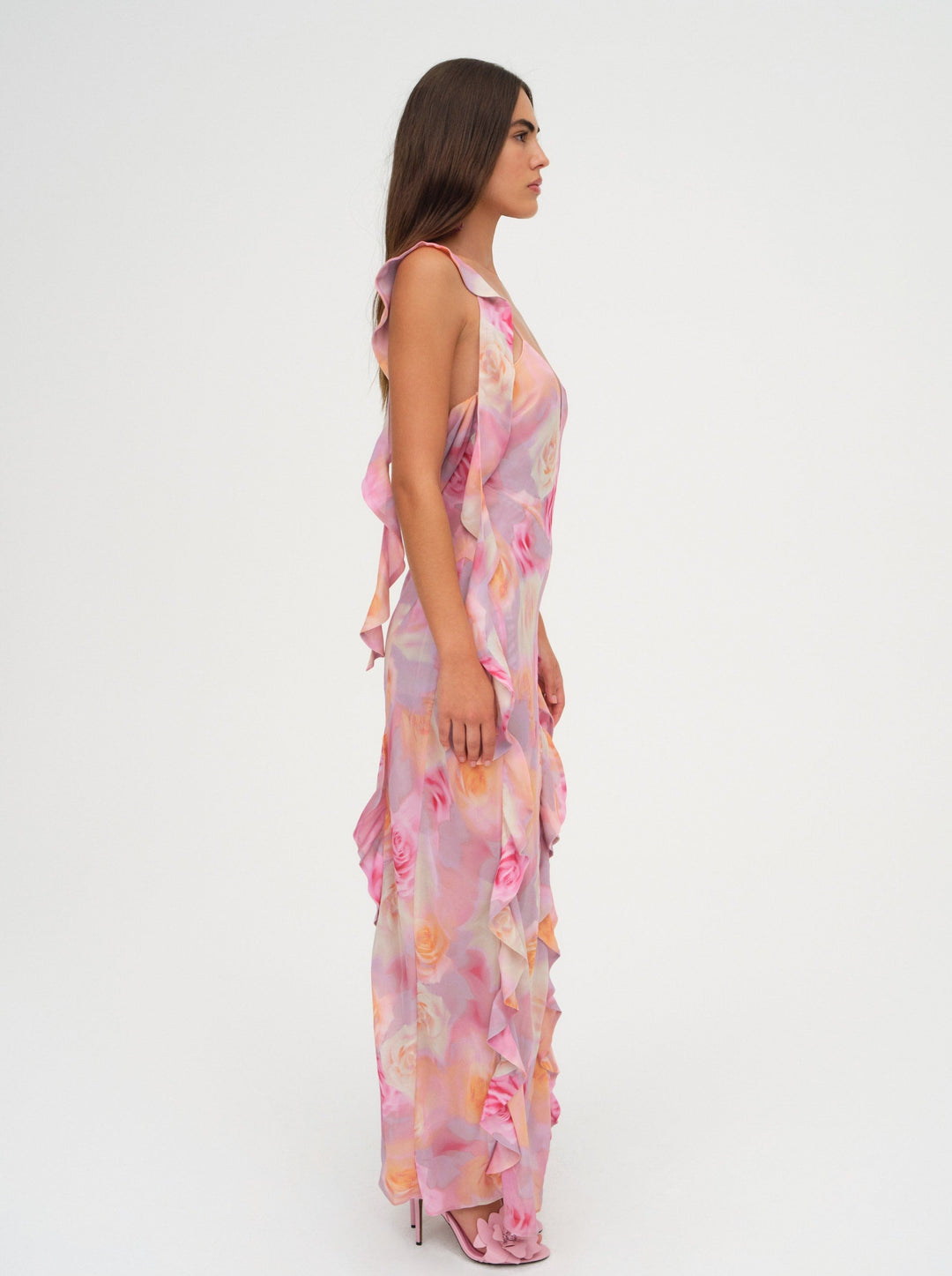 Beate Maxi Dress — Pink