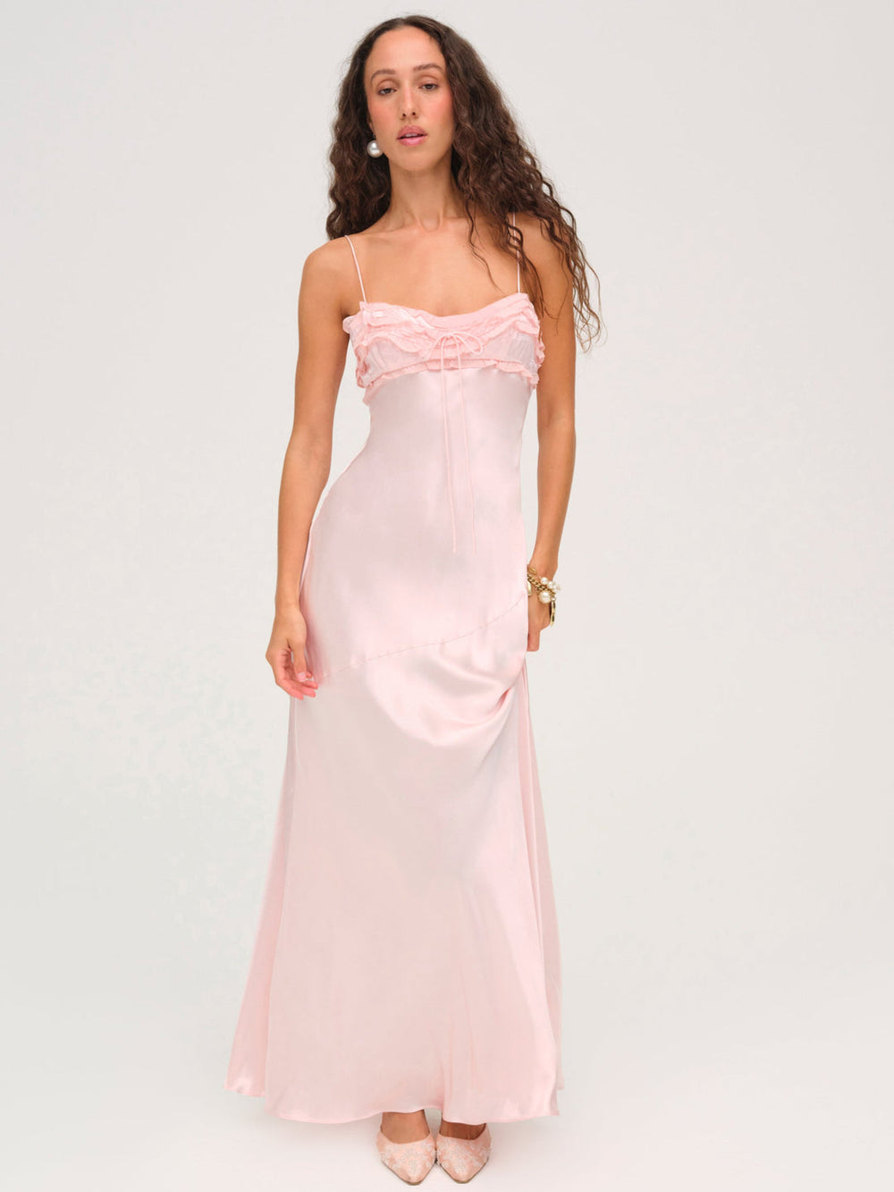 Natalie Maxi Dress — Baby Pink