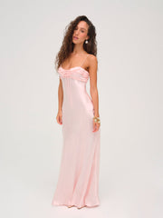 Natalie Maxi Dress — Baby Pink