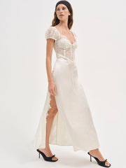 Casey Maxi Dress — White
