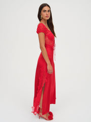 Casey Maxi Dress — Red
