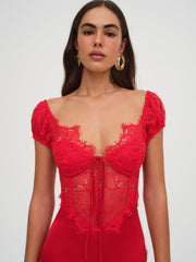 Casey Maxi Dress — Red