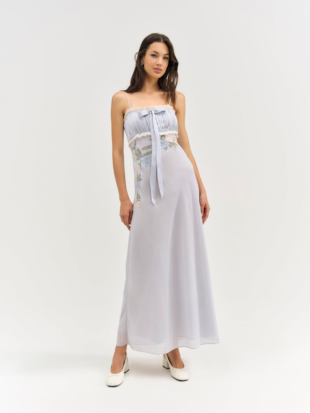 Jasmine Maxi Dress — Blue