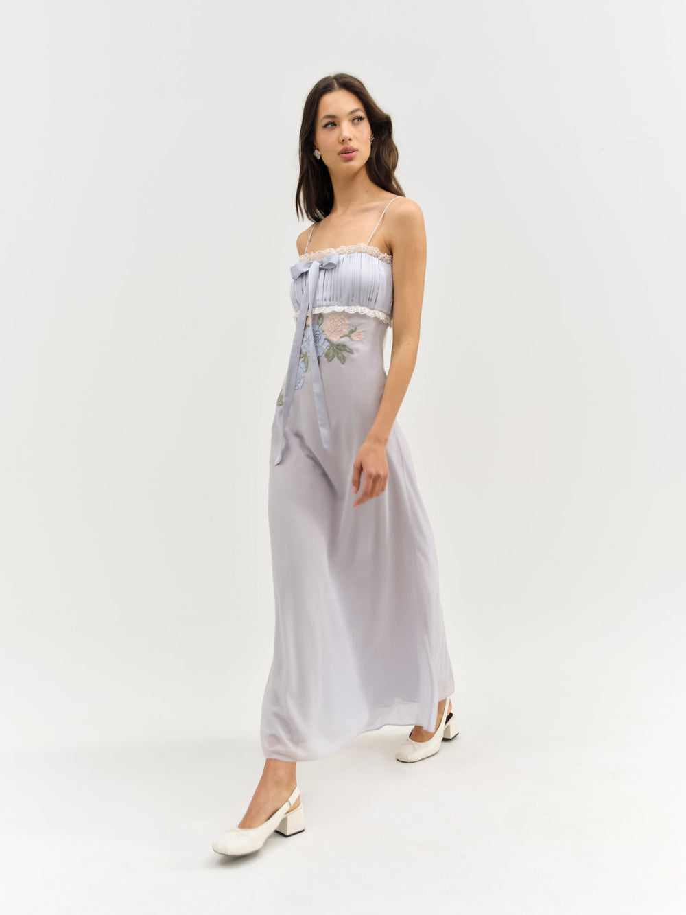 Jasmine Maxi Dress — Blue