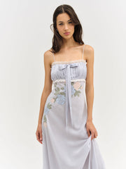 Jasmine Maxi Dress — Blue