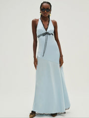 Mariella Maxi Dress — Blue