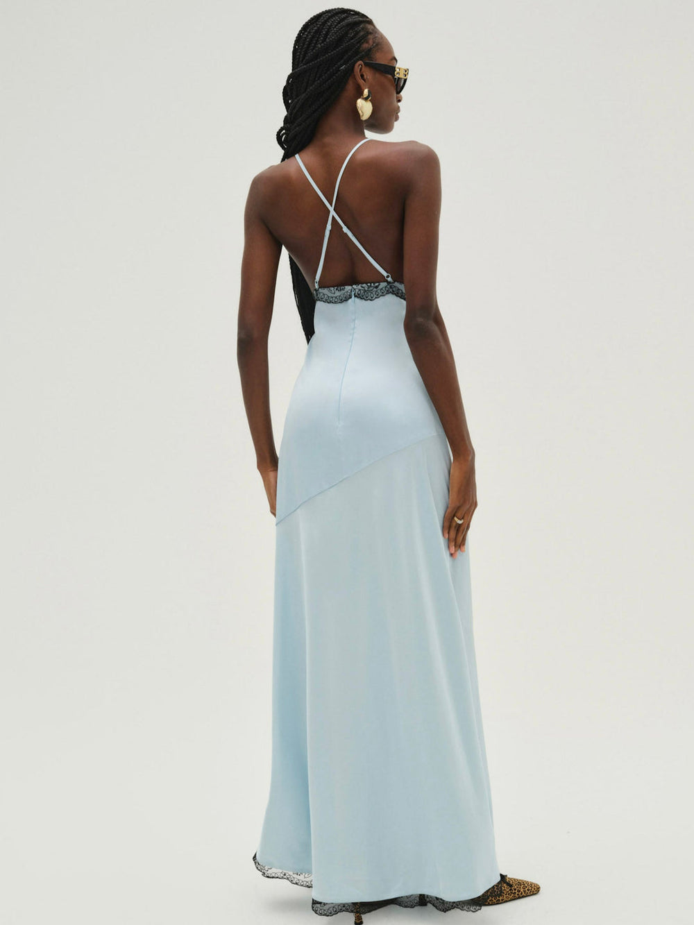 Mariella Maxi Dress — Blue
